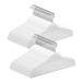 JOYFURNOS Lot de 50 cintres antidérapants, cintres en velours avec crochet pivotant à 360° en acier inoxydable et barre à cravate intégrée, 42,7 × 22 × 0,6 cm Profil fin et peu encombrant, Idéal pour chemises, pantalons, écharpes, costumes, accessoires, garde-robe