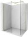 Mexen Kioto paroi de douche Walk-in 110 x 75 cm, transparent, or brossé