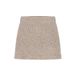 Le Chic gebreide korte rok - zand
