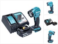 Makita DEADML 815 RF1 LED-accu-handlamp 14,4 - 18 V 160 lm + 1x accu 3,0 Ah + oplader