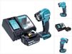 Makita DEADML 815 RF1 LED-accu-handlamp 14,4 - 18 V 160 lm + 1x accu 3,0 Ah + oplader