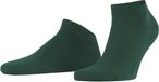 FALKE ClimaWool kort eenkleurig wol lyocell sneakersokken enkelsokken heren groen - maat 45-46