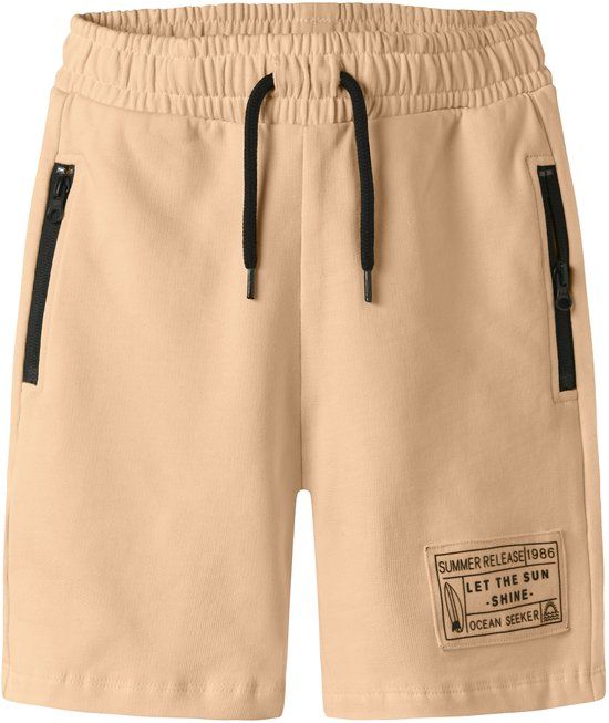 NAME IT Jongens Bermuda shorts - Katoen - Maat 158 - Peach Fuzz