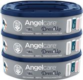 Angelcare Navulling Luieremmer Baby - Achthoekige Navulcassettes - Voor Dress Up - 3 Stuks