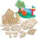 Baker Ross 3D In de tuin Scènes van Hout (4 stuks) Knutselspullen en Knutselsets voor Kinderen