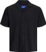 JACK&JONES JORJEFF HEAT RESORT SHIRT SS Herren Hemd M Polyester Schwarz