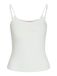 JJXX Jxsaga Str Singlet Top Jrs Noos Tanktop voor dames (1 stuk), Wit, L
