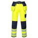 Portwest PW3 Hi-Vis Werkbroek met Holster Pockets T501 - Geel/Marine - 34