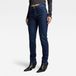 G-Star Ace 2.0 Slim Straight Wmn Jeans Dames Katoen Elastaan Worn in Aster Blue