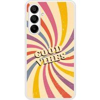 Samsung Galaxy A15 Good vibes hoesje met sublimatie bedrukking