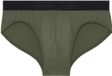 HOM Minislip Supersoft Kaki Groen Effen Heren XXL