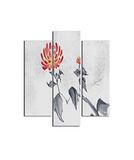 Homemania Wandafbeelding, 3 stuks, natuur, voor woonkamer, slaapkamer, meerkleurig, 57 x 0,3 x 60 cm, -HM203MDF295, MDF