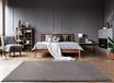 Bella Vloerkleed voor de woonkamer, 100% polyester, antraciet, 70 x 140 cm
