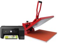 PixMax Presse à chaud à clapet + Imprimante à sublimation - Noir - 50 cm
