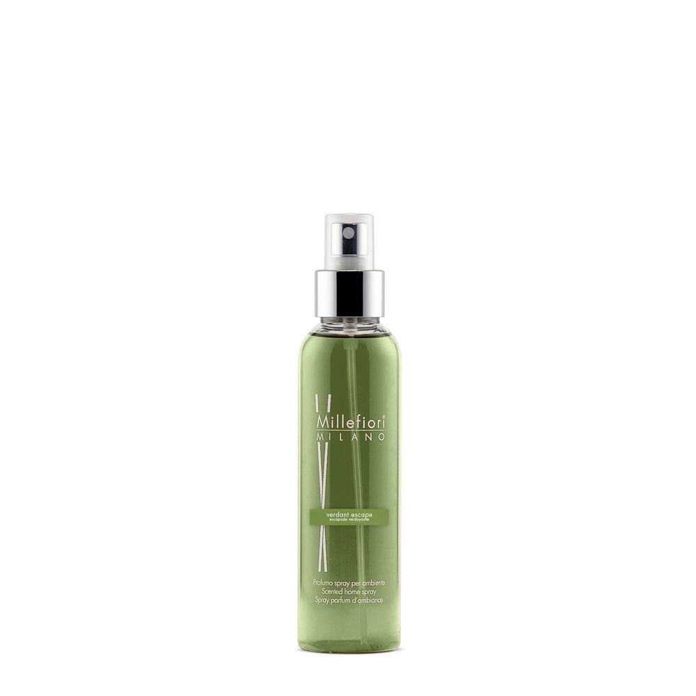 Millefiori Verdant Escape Air Freshener Spray - Green - Amber, Bergamot, Cedarwood, Grapefruit - 150 ml