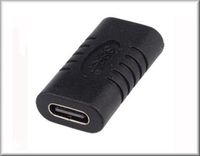 PremiumCord USB-C Female to USB-C Female Adapter - Black