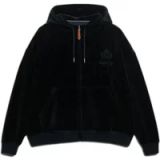 Superdry Country Club Velour Zip Hoodie Dames Eclipse Navy L