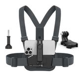 Sametop Chesty Borst Mount Harnas Mobiele Telefoon Houder voor iPhone