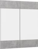 Vicco R-Line Keukenfront – 59.2 x 59 cm meubelfront voor de glazen hangkast Beton