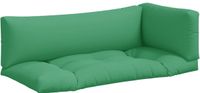 vidaXL Palletkussens 3 st stof groen