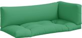 vidaXL Palletkussens 3 st stof groen