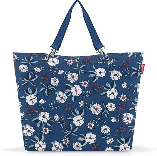 Reisenthel Shopper XL Strandtas - 35L - Garden Blue Blauw - Unisex