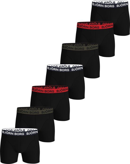 Björn Borg Cotton Stretch Boxershorts Heren (7-pack) - Maat XL