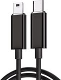 GO SOLID! Oplaadkabel Micro USB naar USB C - Zwart