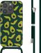 iMoshion Hoesje Met Koord iPhone 15 Pro - Siliconen - Groen / Avocado Green