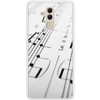 Mate 20 Lite Muziekblad Beschermende siliconen hoes