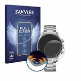 Savvies - Screenprotector voor Omega Speedmaster Moonwatch Professional (42 mm) - Folie Beschermfolie transparant volledig dekking 4 Stuks