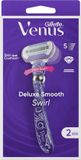 Gillette Venus Deluxe Smooth Swirl Lames de ras 1 rasoir + 2 lames de ras recharge