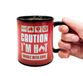 Mad Monkey Caution I am Hot - warmtemok - heat change mok - wisselend design - 320ml