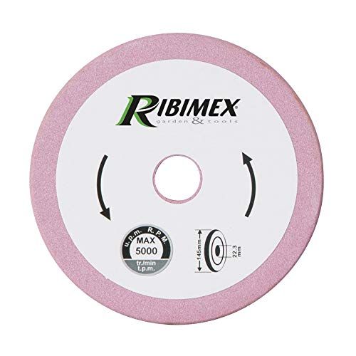 Ribimex PRIM145/32 Replacement Grinding Disc for PRS660, 145 x 3.2 x 22.3 mm, Pink/White