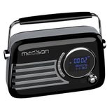 Madison Sound Madison Freesound VR40BK-DAB Retro Radio Zwart