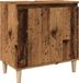 Meuble lavabo 58x33x60 cm bois traité bois vieilli