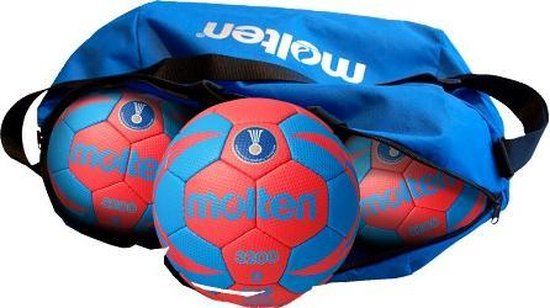 Molten ballentas voor zes handballen - Blauw