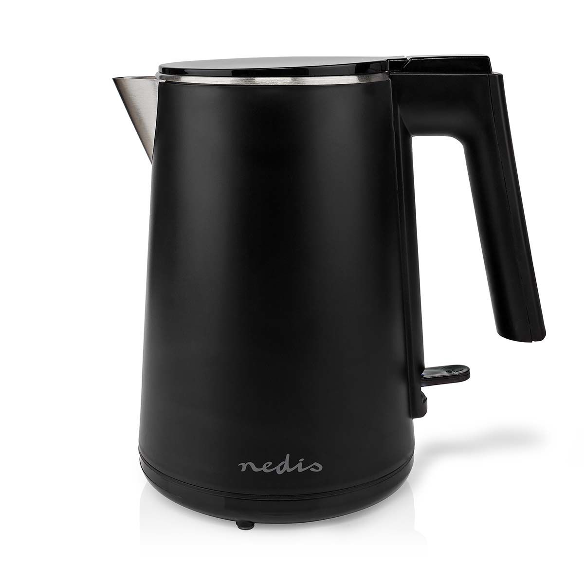 Nedis KAWK360EBK Waterkoker - 1L - Zwart - 1500W