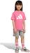 Adidas Essentials Tee Set Roze 3-4 Years Kinderen