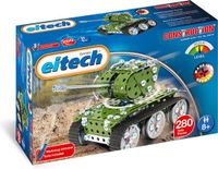Eitech Bouwdoos – Tank – 280-delig – Metalen Bouwpakket met Gereedschap – Constructiespeelgoed – Vanaf 8 Jaar