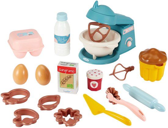 Ecoiffier Vert Azur Patisserieset - 19dlg.