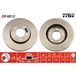 TRW Lot De 2 Disques De Frein Df4012 Mazda T002-33-25x T002-33-25xa