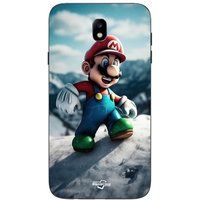 Maniacase Hoesje Samsung Galaxy J7 2018 Super Mario Bros Mario