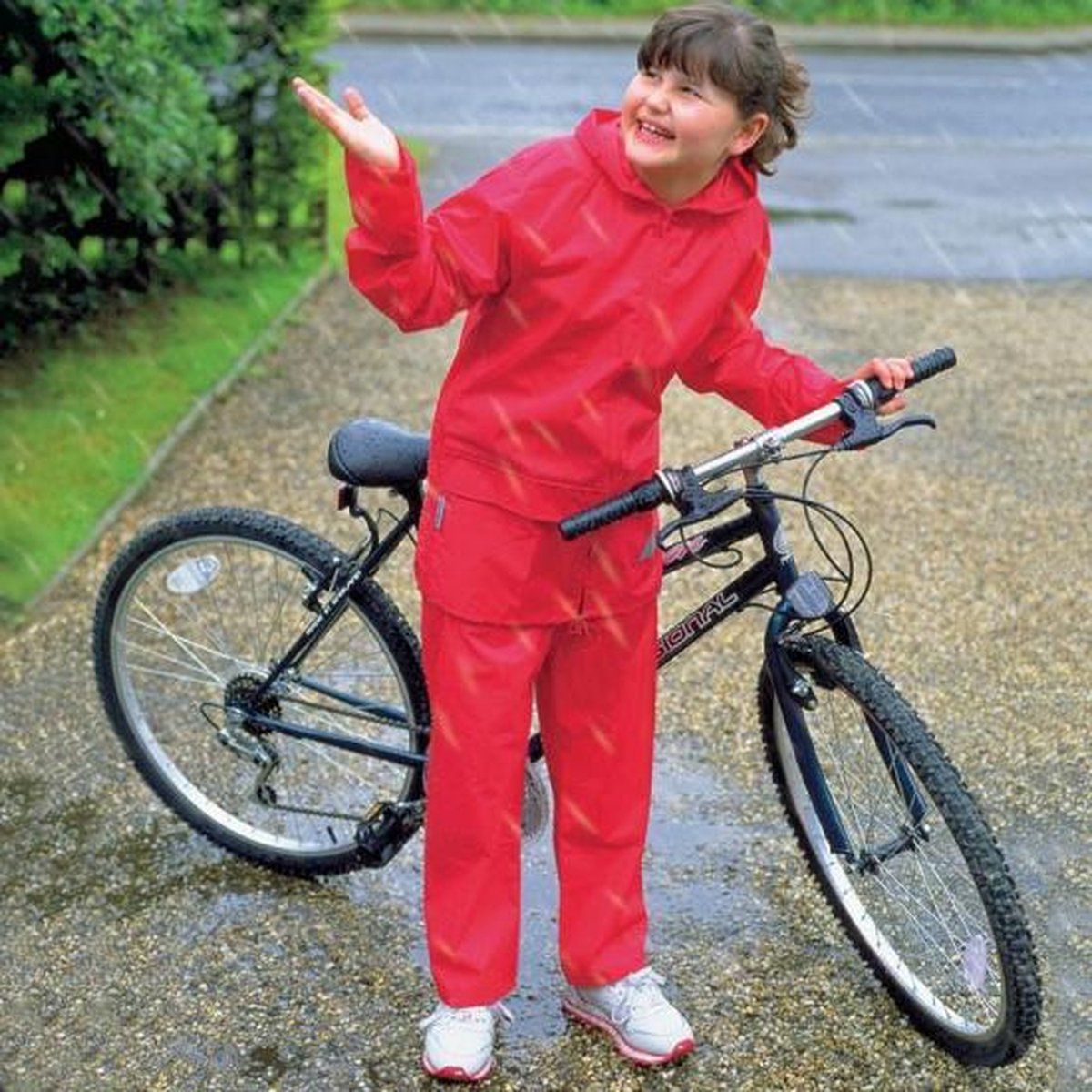 Result Kinder regenpak 110-116 (xs) Rood