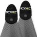 STICKIT Magnetische golfhanddoek, grijs | 2-pack