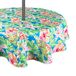 DII Outdoor tafelkleed, zomer bloemen, 152,4 cm (60 in) ronde ritssluiting