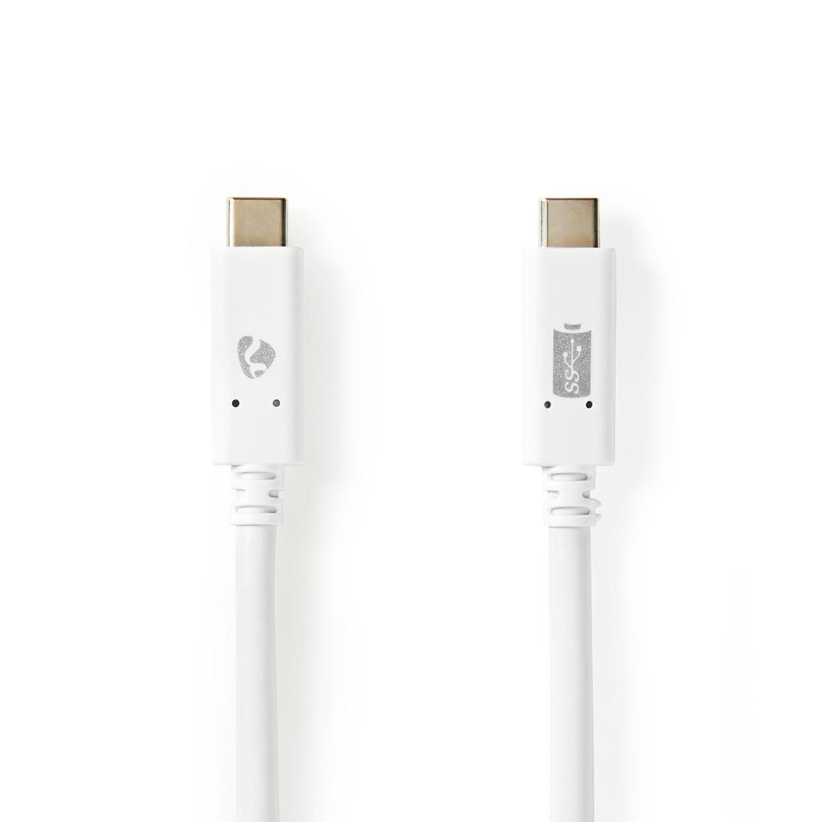 Nedis CCGW64750WT10 USB-kabel - 1 m - Wit