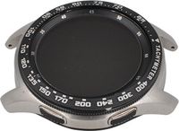 Strap-it Bezel ring snelheid - Randbeschermer geschikt voor Samsung Galaxy Watch 4 Classic 46mm - zwart