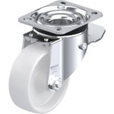 Blickle LK-PO 100G-1-ST Zwenkwiel met rem Wieldiameter: 100 mm Draagvermogen (max.): 280 kg 1 stuk(s)