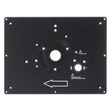 Trend Router Table Insert Plate, Aluminiumlegering, Gebruikersgemaakte compatibiliteit, Voorgeboorde gaten, Aanpasbare pasvorm, RTI/PLATE/A